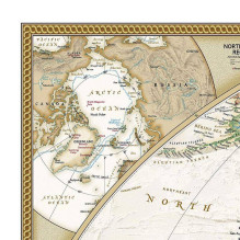 World map National Geographic, antique type, M 1:11,7mln, 193x295 cm World map National Geographic, antique type, M 1:11,7mln, 193x295 cm