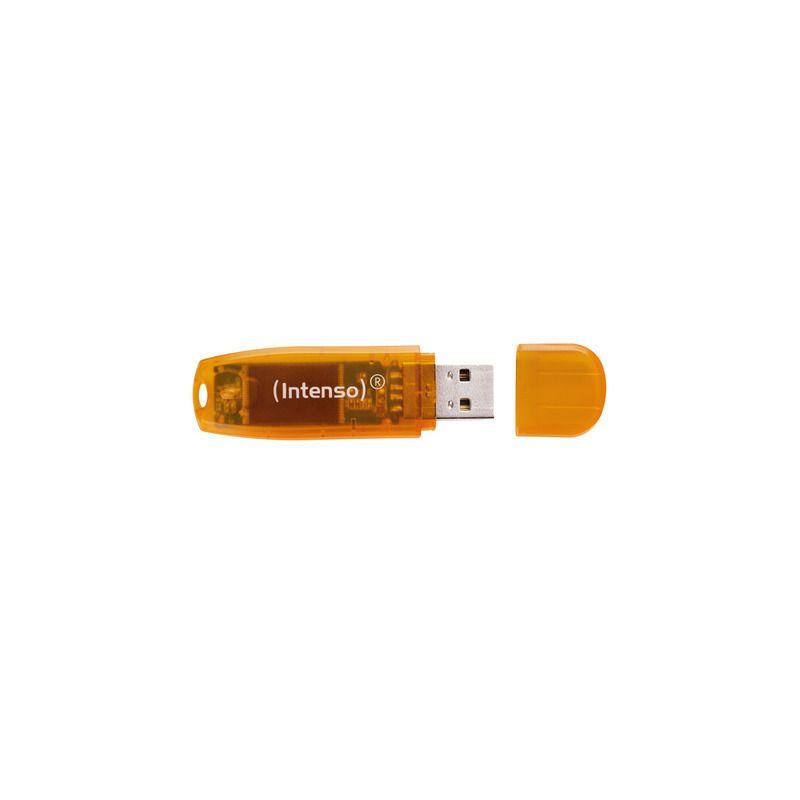 Intenso pendrive USB RAINBOW LINE ORANGE 64GB
