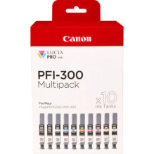 Canon Ink PFI-300 / 4192C008 Multicolor 10-Pack Canon Ink PFI-300 / 4192C008 Multicolor 10-Pack