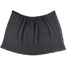 Sauna apron Rento, 145 x 85 cm, black / grey