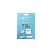 Atminties kortelė Samsung EVO Plus 2024 MicroSDXC 512 GB Class 10 UHS-I / U1 A2 V30 (MB-MC512SA / EU) Atminties kortelė Samsung EVO Plus 2024 MicroSDXC 512 GB Class 10 UHS-I / U1 A2 V30 (MB-MC512SA / EU)