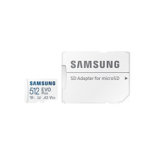 Atminties kortelė Samsung EVO Plus 2024 MicroSDXC 512 GB Class 10 UHS-I / U1 A2 V30 (MB-MC512SA / EU) Atminties kortelė Samsung EVO Plus 2024 MicroSDXC 512 GB Class 10 UHS-I / U1 A2 V30 (MB-MC512SA / EU)