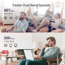 TP-Link RE335 WLAN-Repeater, AC1200, Dual-Band - weiß TP-Link RE335 WLAN-Repeater, AC1200, Dual-Band - weiß