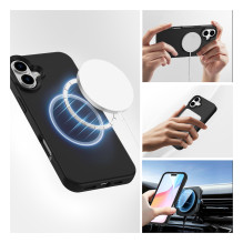 4smarts silikoninis dėklas Cupertino, skirtas Apple iPhone 16 4smarts silikoninis dėklas Cupertino, skirtas Apple iPhone 16