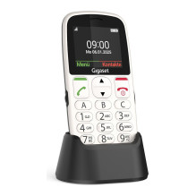 Gigaset GL395 dviejų SIM jungčių, baltas Gigaset GL395 dviejų SIM jungčių, baltas