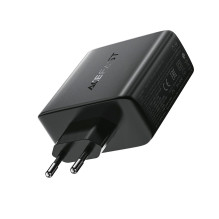 Įkroviklis Acefast A94 100W GaN 3xUSB-C / USB-A juodas Įkroviklis Acefast A94 100W GaN 3xUSB-C / USB-A juodas