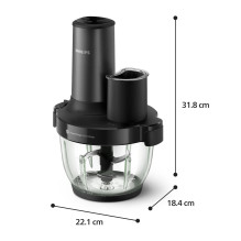 MAISTO PREKIŲ KOMPAKTORIUS-PJAUSTYTUVAS / 5000 SERIJA HR1507 / 00 PHILIPS MAISTO PREKIŲ KOMPAKTORIUS-PJAUSTYTUVAS / 5000 SERIJA HR1507 / 00 PHILIPS
