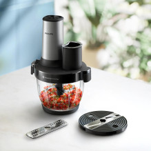 MAISTO PREKIŲ KOMPAKTORIUS-PJAUSTYTUVAS / 5000 SERIJA HR1504 / 00 PHILIPS