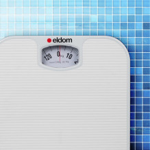 ELDOM PERSONAL MECHANICAL SCALE BR2016B WHITE ELDOM PERSONAL MECHANICAL SCALE BR2016B WHITE