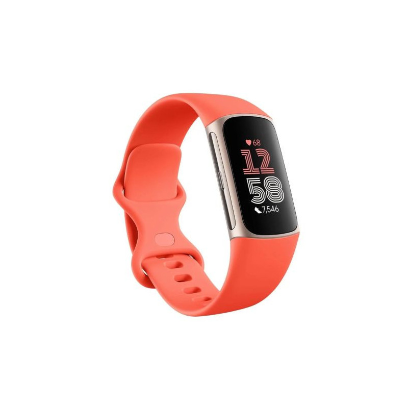 FitBit Charge 6 Advanced Fitness and Health Tracker, Coral EU