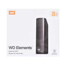 „Western Digital Elements“ WDBWLG0080HBK-EESN išorinis kietasis diskas, 8 TB, su „Micro-USB B 3.2 Gen 1“ (3.1 Gen 1), ju