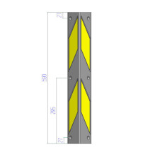 Corner protector rubber 60 cm Eurostal Corner protector rubber 60 cm Eurostal