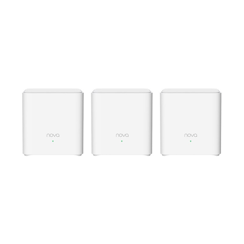 Tenda MX3(3-pack) Dviejų dažnių (2,4 GHz / 5 GHz) „Wi-Fi 6“ (802.11ax) Balta 1 Vidinis