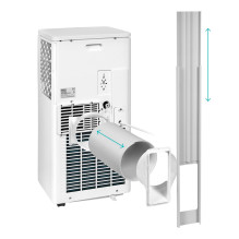 TEESA 2.5 kW Portable Air Conditioner with Wi-Fi and Tuya, White TEESA 2.5 kW Portable Air Conditioner with Wi-Fi and Tuya, White