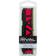 Goodram *DDR4 Rival Radiant 32GB (1*32) / 3200 CL16 Red memory module 1 x 32 GB 3200 MT / s 288-pin DIMM Goodram *DDR4 Rival Radiant 32GB (1*32) / 3200 CL16 Red memory module 1 x 32 GB 3200 MT / s 288-pin DIMM