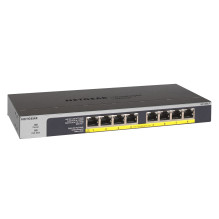 NETGEAR GS108LP Unmanaged Gigabit Ethernet (10 / 100 / 1000) Power over Ethernet (PoE) 1U Black, Grey NETGEAR GS108LP Unmanaged Gigabit Ethernet (10 / 100 / 1000) Power over Ethernet (PoE) 1U Black, Grey