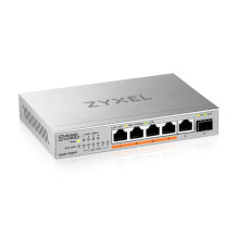 „Zyxel XMG-105HP“ nevaldomas 2,5 G Ethernet (100 / 1000 / 2500) maitinimas per Ethernet (PoE), sidabrinis „Zyxel XMG-105HP“ nevaldomas 2,5 G Ethernet (100 / 1000 / 2500) maitinimas per Ethernet (PoE), sidabrinis