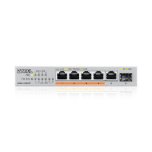 „Zyxel XMG-105HP“ nevaldomas 2,5 G Ethernet (100 / 1000 / 2500) maitinimas per Ethernet (PoE), sidabrinis „Zyxel XMG-105HP“ nevaldomas 2,5 G Ethernet (100 / 1000 / 2500) maitinimas per Ethernet (PoE), sidabrinis