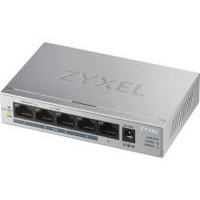 Zyxel GS1005HP Unmanaged Gigabit Ethernet (10 / 100 / 1000) Power over Ethernet (PoE) Silver