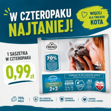 FRENDI Cod and trout in sauce box - wet cat food - 4x100g