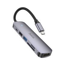 Adapter HUB 6in1 (HDTV+USB...