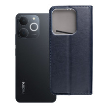 Realme NOTE 70 Smart Magneto atverčiamas dėklas, tamsiai mėlynas