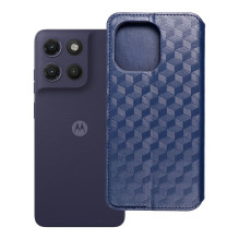 Flip case for Motorola G17 Cubic Book blue