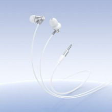 Wired earphones with microphone Jack 3,5 mm Hoco M119 silver