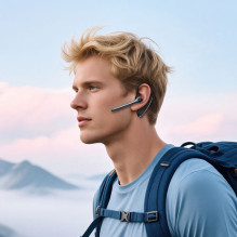 Wireless mono headset (ENC, BT 6.0, 170mah) Hoco E90 black Wireless mono headset (ENC, BT 6.0, 170mah) Hoco E90 black