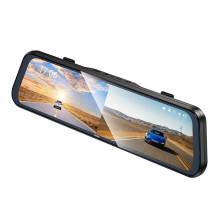 Dashcam for rearview mirror with a display 9,66" 1080p / 30fps + rear camera 720p / 30fps Hoco DV16 black