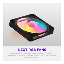 140mm NZXT F140 RGB Black