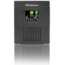 „Qoltec 53770“ nepertraukiamo maitinimo šaltinis (UPS), interaktyvus linijinis, 1,5 kVA, 900 W, 2 kintamosios srovės liz