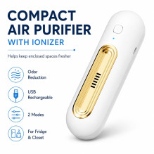 Compact air purifier with...