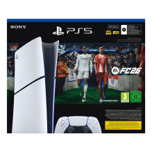 Žaidimų Konsolė - Sony PlayStation 5 Slim Digital+ 825 GB SSD, EA Sports FC 26, Wi-Fi Juoda Žaidimų Konsolė - Sony PlayStation 5 Slim Digital+ 825 GB SSD, EA Sports FC 26, Wi-Fi Juoda