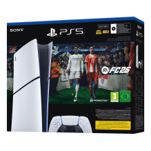 Žaidimų Konsolė - Sony PlayStation 5 Slim Digital+ 825 GB SSD, EA Sports FC 26, Wi-Fi Juoda Žaidimų Konsolė - Sony PlayStation 5 Slim Digital+ 825 GB SSD, EA Sports FC 26, Wi-Fi Juoda