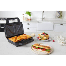 Virtuvės prietaisai - Breville 3-in-1 sumuštinių keptuvė VST098X, nelimpančios plokštės, šaltas rankenėlė Virtuvės prietaisai - Breville 3-in-1 sumuštinių keptuvė VST098X, nelimpančios plokštės, šaltas rankenėlė