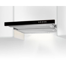 Virtuvės gaubtas - AKPO WK-7 Light Glass 50 289 m³ / h, 3 greičiai, Juoda Virtuvės gaubtas - AKPO WK-7 Light Glass 50 289 m³ / h, 3 greičiai, Juoda