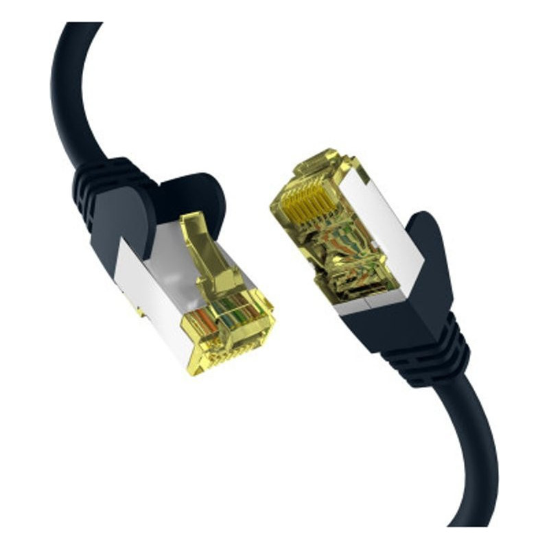 EFB CAT6a Black 50m Patch kabelis S / FTP PIMF