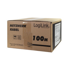 Logilink Erdverlegekabel S / FTP Cat7 AWG23 1000MHz schw. 100m