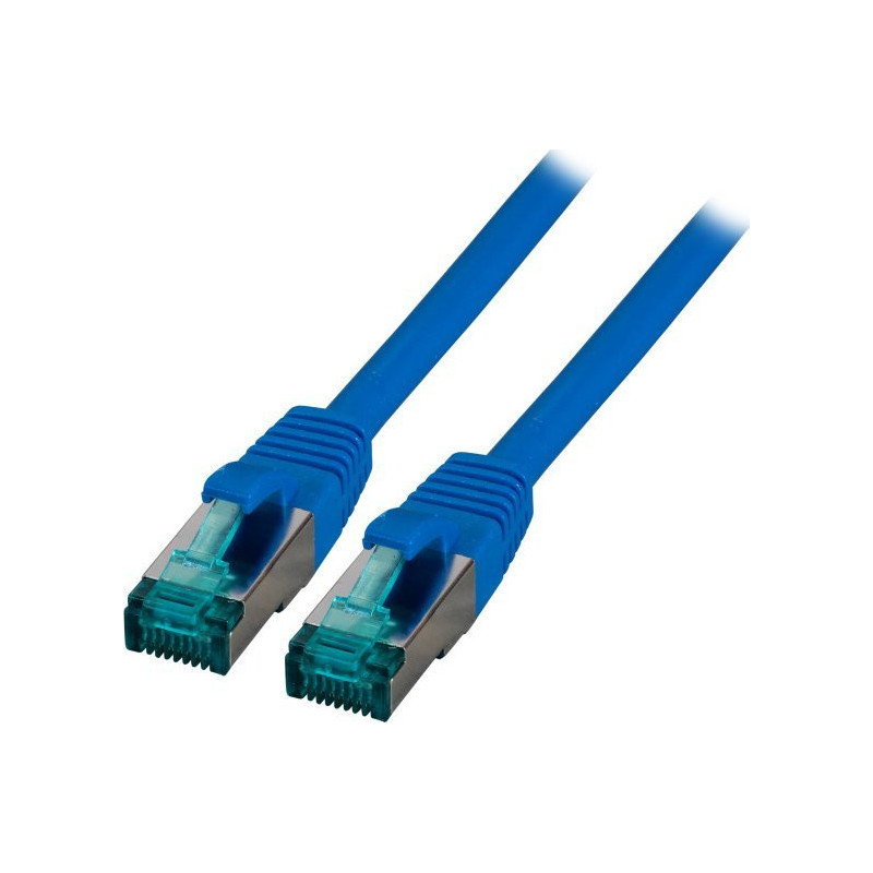 EFB RJ45 S / FTP Cat.6A LSZH 25.00m Blue tinklo kabelis