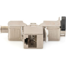DIGITUS Keystone Jack Cat6a geschirmt Kabelmanager Set 48St DIGITUS Keystone Jack Cat6a geschirmt Kabelmanager Set 48St