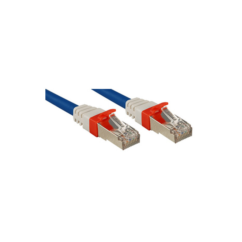 LINDY Patch cable Cat6(A) SSTP / S / FTP PIMF Blue 5.00m 10Gbit