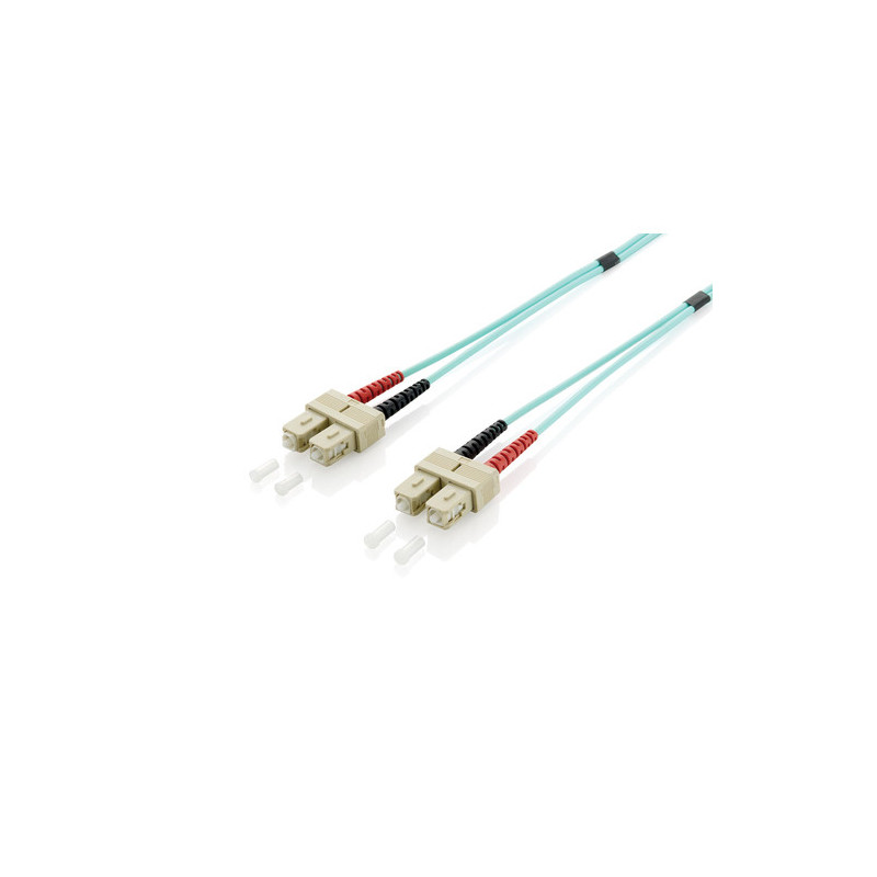 Equip Patch cable SC- SC 30.00m Multimode Duplex OM3 turquoise