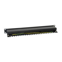 Equip 19" Patchpanel 24xRJ45 Cat6 FTP 1U 250MHz RAL9005
