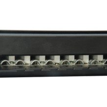 Equip 19 colių pataisų skydelis 24xRJ45 Cat6 FTP 1U 250MHz RAL9005 Equip 19 colių pataisų skydelis 24xRJ45 Cat6 FTP 1U 250MHz RAL9005