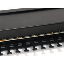 Equip 19" Patchpanel 24xRJ45 Cat6 FTP 1U 250MHz RAL9005