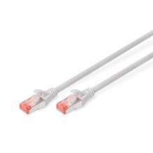 DIGITUS Patchkabel Cat6 S / FTP 2xRJ45 30.0m Gray Hebelschutz Polybeutel