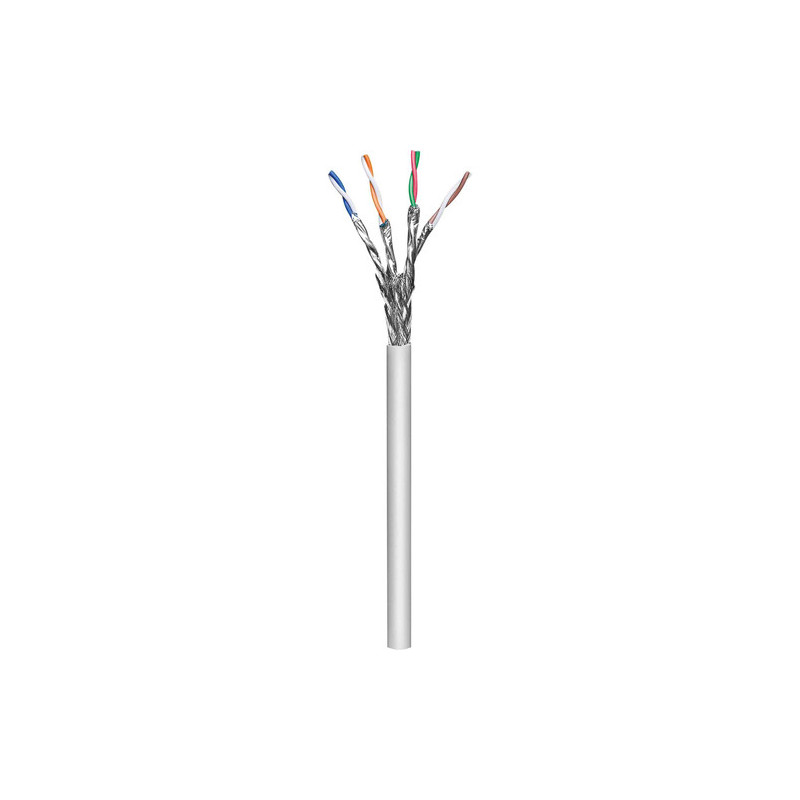 INTELLINET Verlegekabel Cat7 SFTP 100m Rolle LS0H AWG23 Pilka