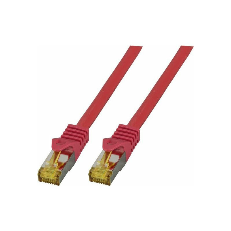 EFB RJ45 Patchkabelis S / FTP Cat.6A LSZH Cat.7 Rohk. 30.00m Red