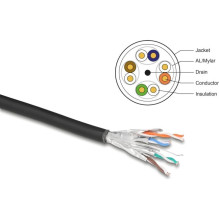 DELOCK Netzwerkkabel Rolle Cat.6A U / FTP 500MHz Slim flexibel